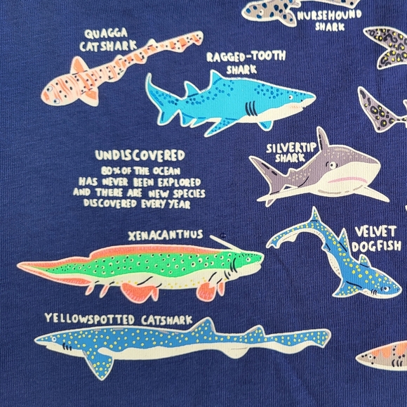 NWT GITD shark tee - Picture 6 of 16